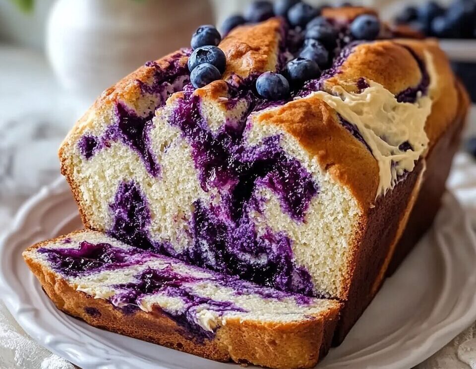 Blueberry Cream Cheese Bread 3 Blueberry Cream Cheese Bread