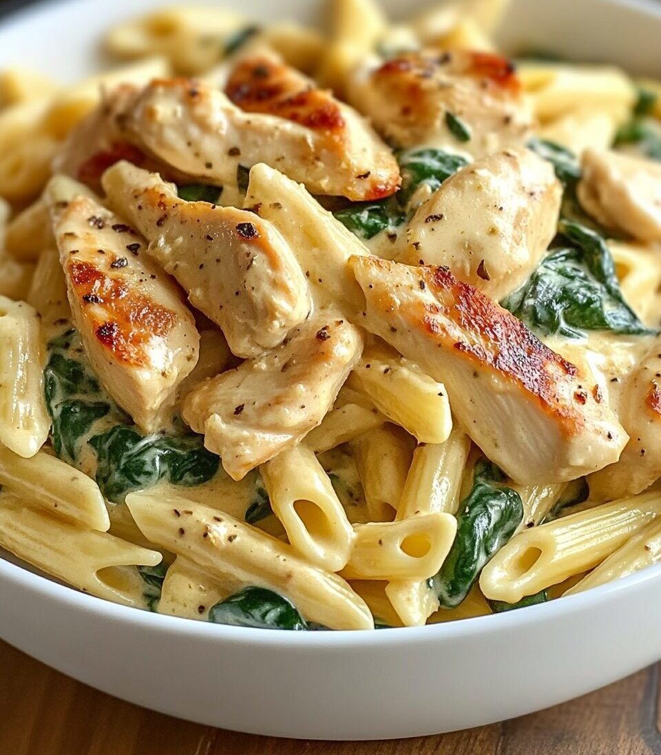 Chicken Spinach Penne 3 Chicken Spinach Penne