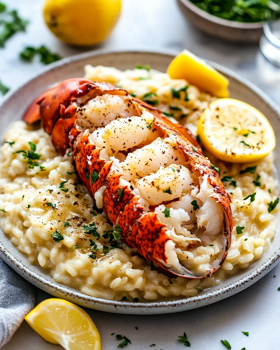 Lobster Risotto with Lemon and Thyme