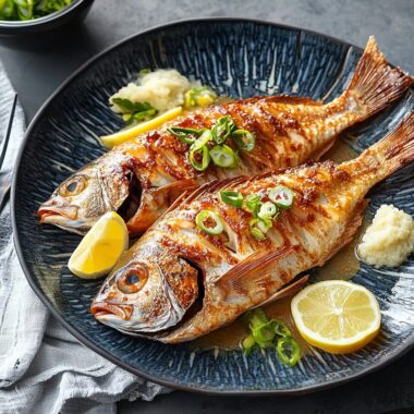 Roasted Ginger and Miso Baby Snapper 2 Roasted Ginger and Miso Baby Snapper