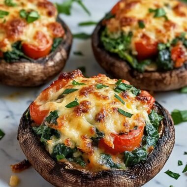 Stuffed Portobello Mushrooms 2 Stuffed Portobello Mushrooms