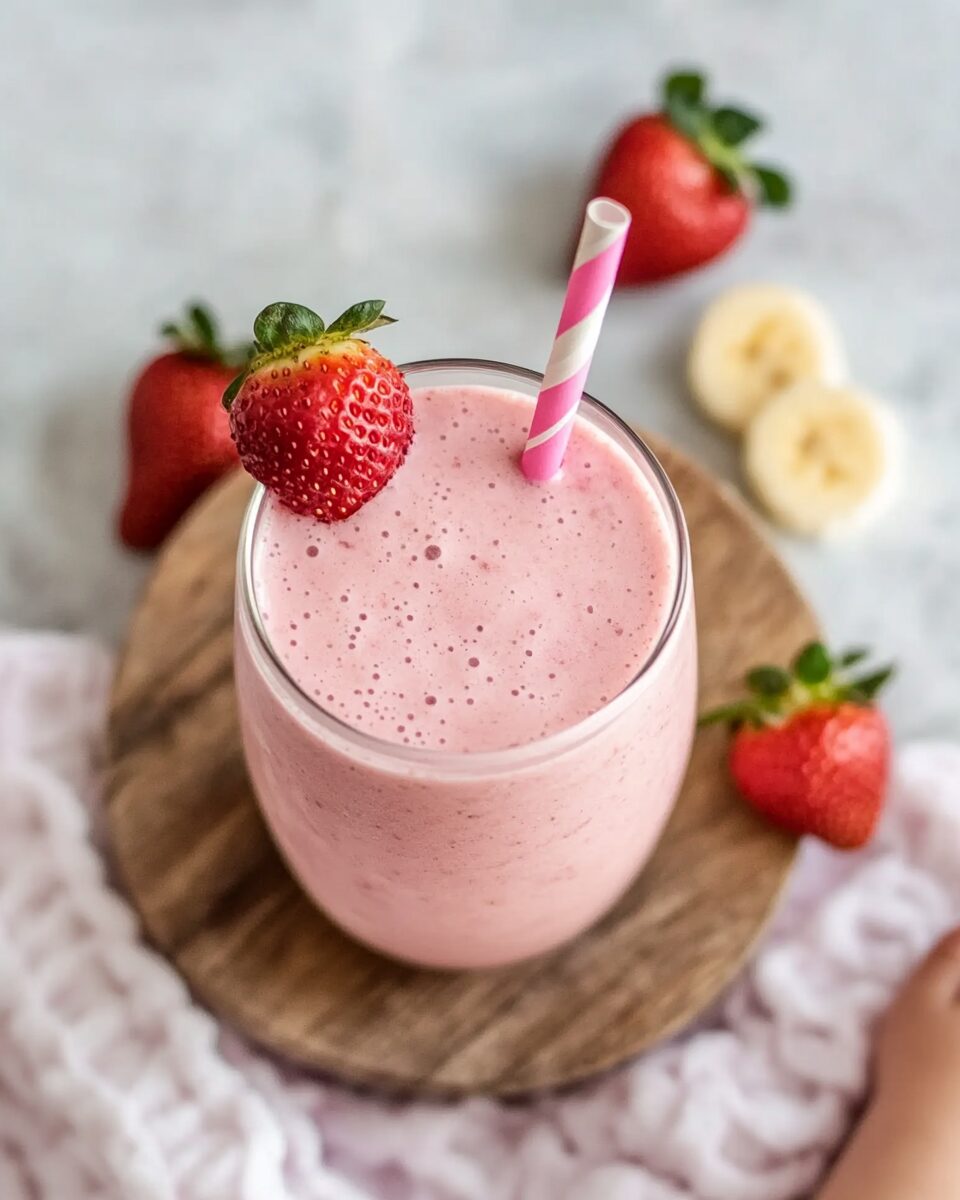 Strawberry Banana Smoothie 2 Strawberry Banana Smoothie