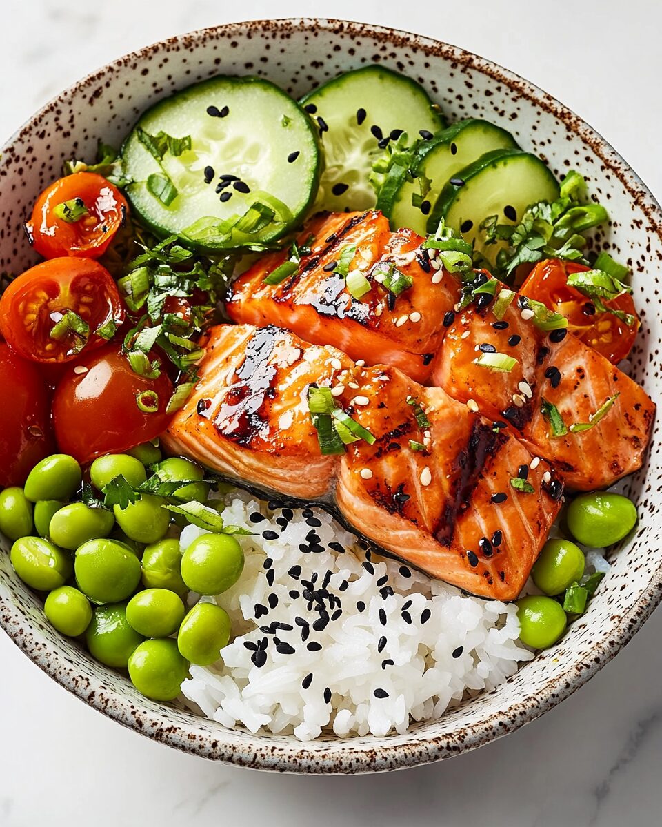 Mediterranean Salmon Bowl 2 Mediterranean Salmon Bowl