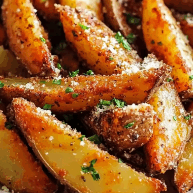 Parmesan and Garlic Baked Potato Wedges 3 Parmesan and Garlic Baked Potato Wedges