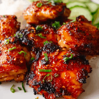 Sticky Sweet Chili Chicken Thighs 2 Sticky Sweet Chili Chicken Thighs