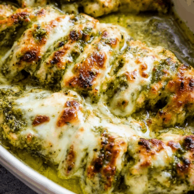 Baked Pesto Chicken 3 Baked Pesto Chicken