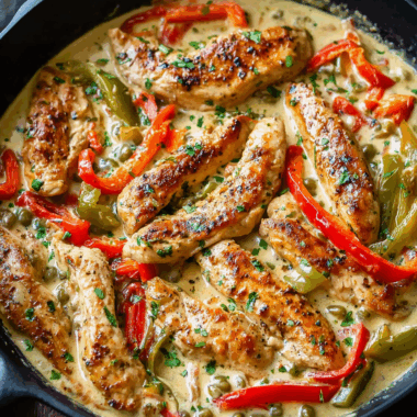 Creamy Pepperoncini Chicken Skillet 2 Creamy Pepperoncini Chicken Skillet