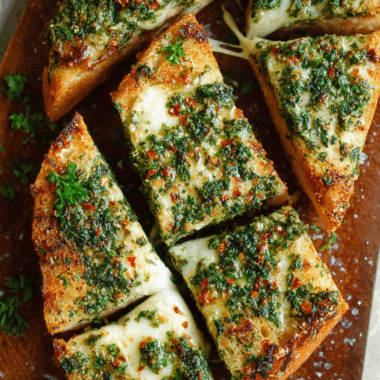 Chimichurri Garlic Bread 3 Chimichurri Garlic Bread