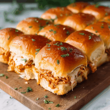 Cheesy BBQ Chicken Sliders 3 Cheesy BBQ Chicken Sliders