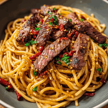 Sweet and Spicy Garlic Steak Pasta 3 Sweet and Spicy Garlic Steak Pasta