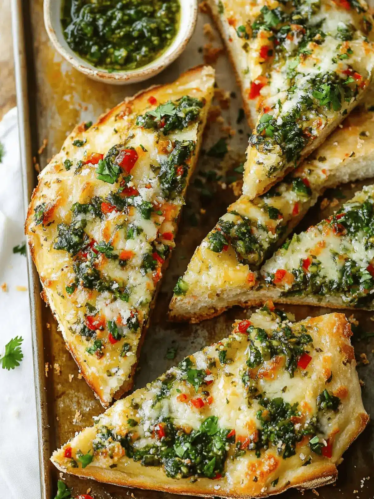 Irresistible Chimichurri Garlic Bread: Quick Flavor Boost 2 Irresistible Chimichurri Garlic Bread: Quick Flavor Boost