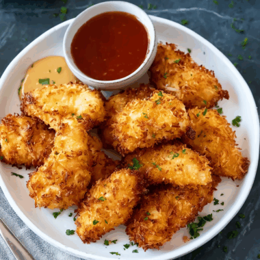 Coconut-Coated Chicken 3 Coconut-Coated Chicken