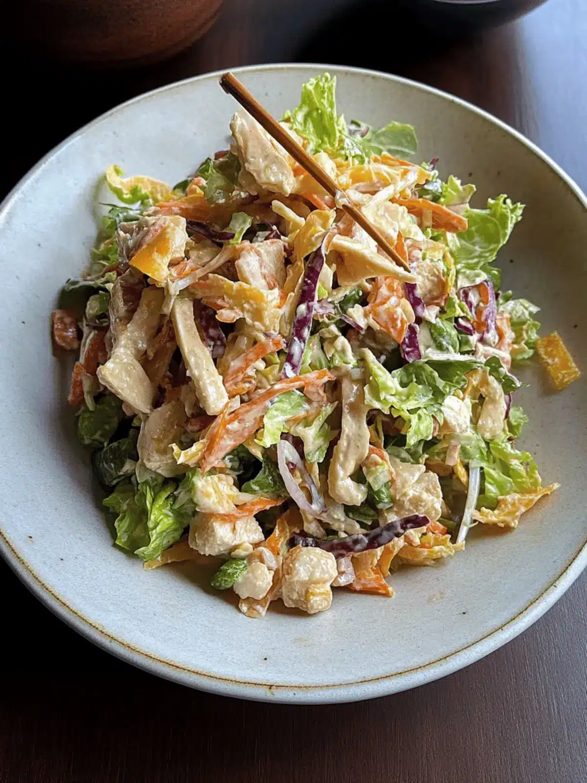 Chinois Salad Bliss: Easy Chicken Salad with Tangy Dressing 2 Chinois Salad Bliss: Easy Chicken Salad with Tangy Dressing