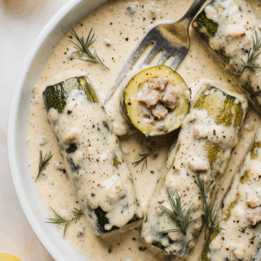 Greek Stuffed Zucchini Stew 2 Greek Stuffed Zucchini Stew