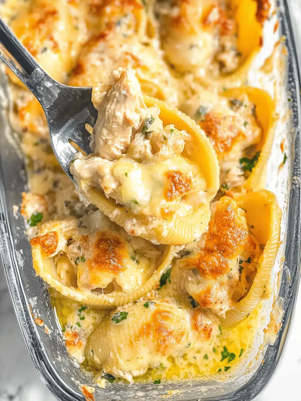 Savor Creamy Chicken Scampi Stuffed Pasta Shells Tonight 4 Chicken Scampi Stuffed Pasta Shells