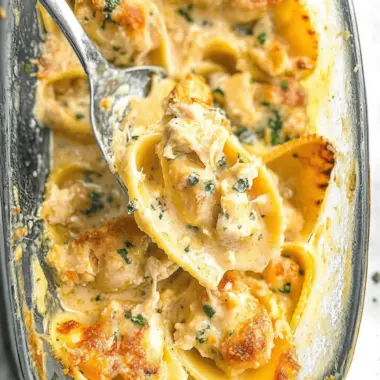 Savor Creamy Chicken Scampi Stuffed Pasta Shells Tonight 10 Chicken Scampi Stuffed Pasta Shells
