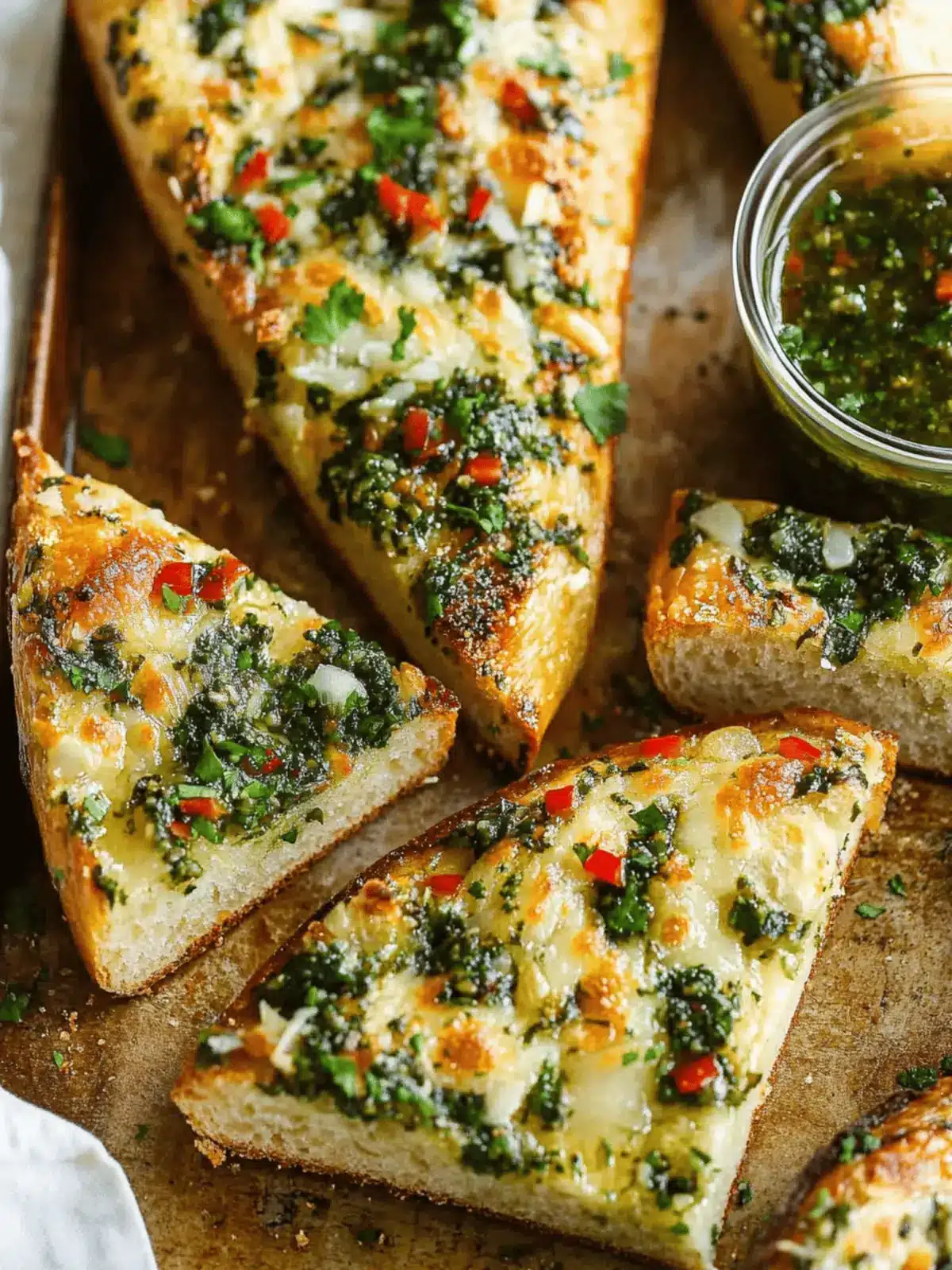 Irresistible Chimichurri Garlic Bread: Quick Flavor Boost 5 Chimichurri Garlic Bread