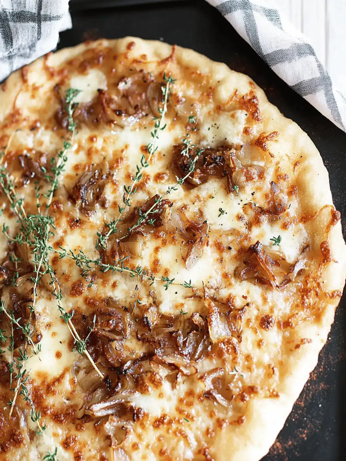 Savor Cozy Nights with French Onion & Gruyère Pizza 5 French Onion & Gruyère Pizza