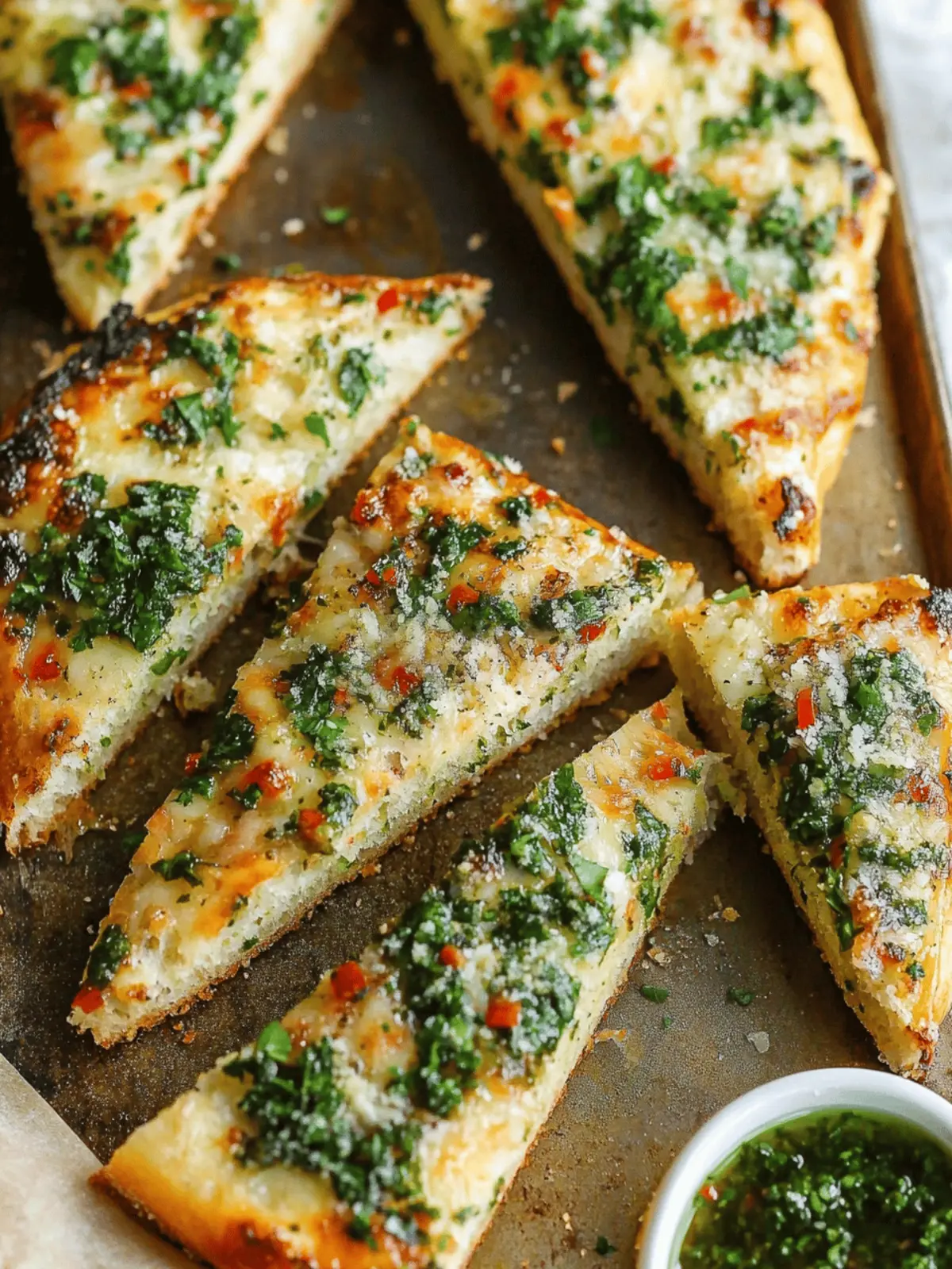 Irresistible Chimichurri Garlic Bread: Quick Flavor Boost 4 Irresistible Chimichurri Garlic Bread: Quick Flavor Boost