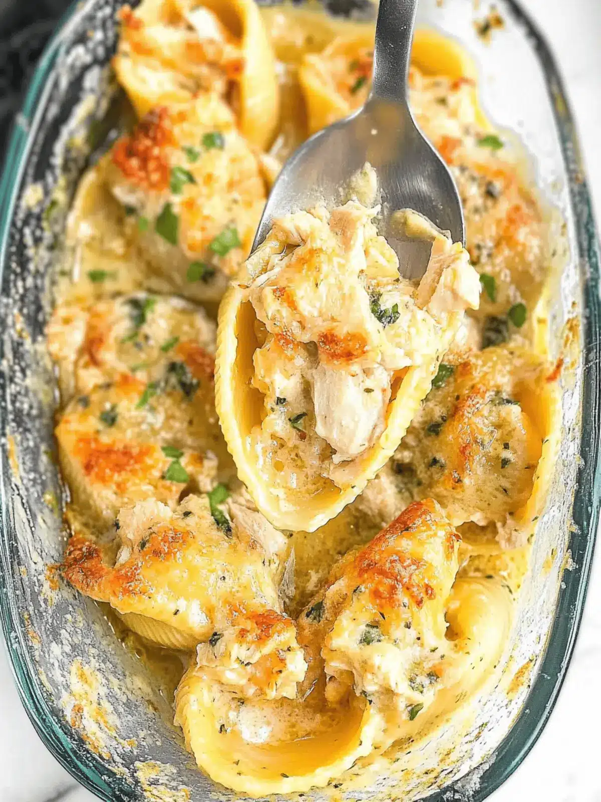 Savor Creamy Chicken Scampi Stuffed Pasta Shells Tonight 3 Chicken Scampi Stuffed Pasta Shells