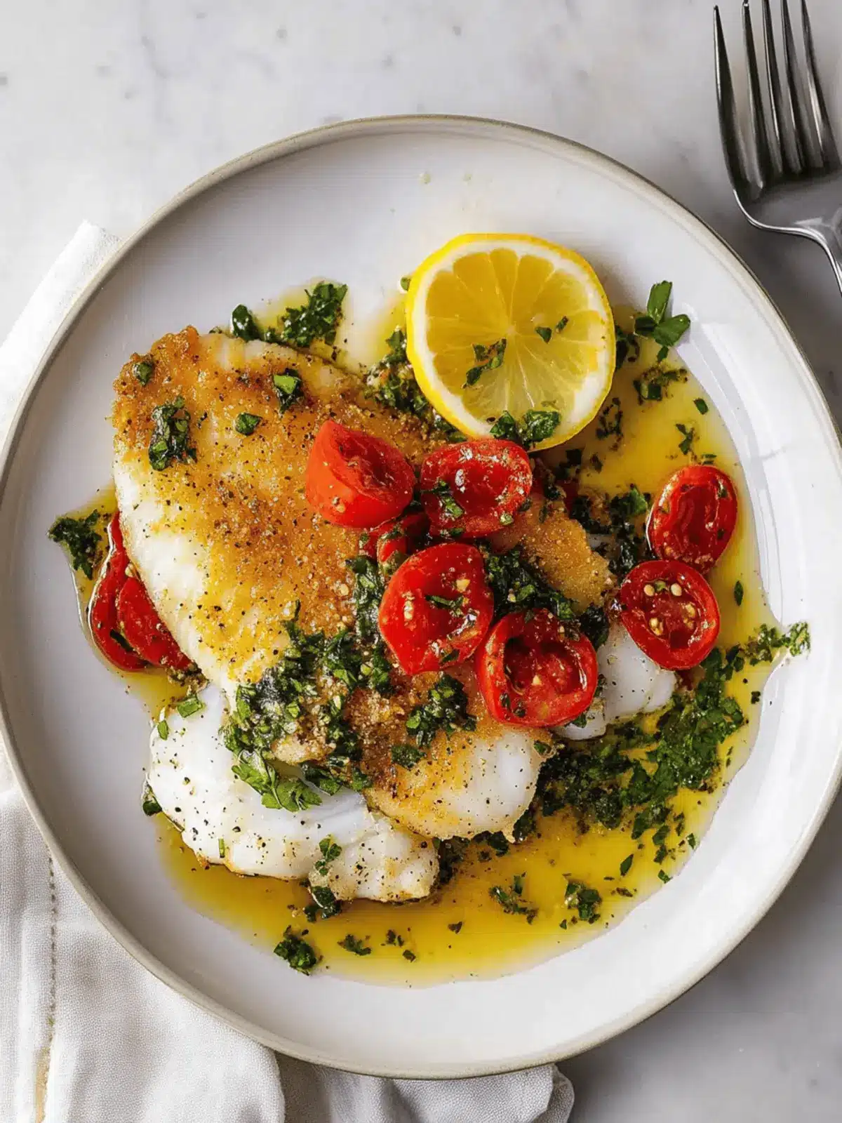 Lemon Pepper Sole with Citrus Herb Sauce in Just 20 Minutes 3 Lemon Pepper Sole with Citrus Herb Sauce in Just 20 Minutes