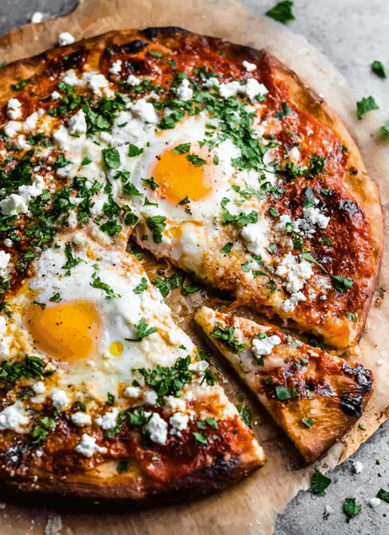 Grilled Shakshuka Pizza