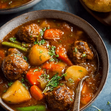 Meatball Stew 3 Meatball Stew