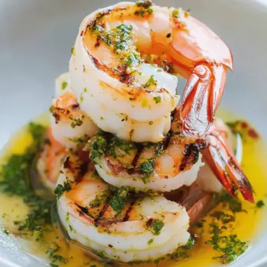 Grilled Gremolata Prawns in Prawn Broth for Special Occasions 9 Grilled Gremolata Prawns in Prawn Broth