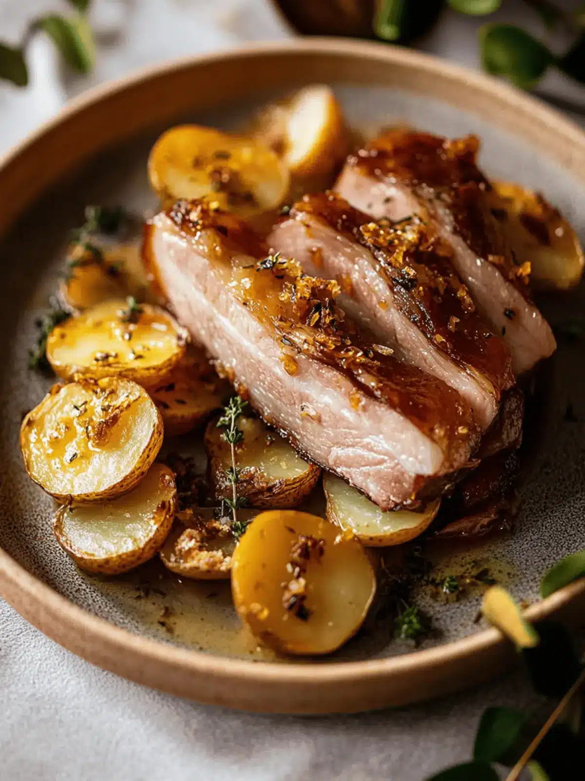 Slow Cooked Pork Belly with Fennel Seeds & Perfectly Confit Potatoes 2 Slow Cooked Pork Belly with Fennel Seeds & Confit Potatoes