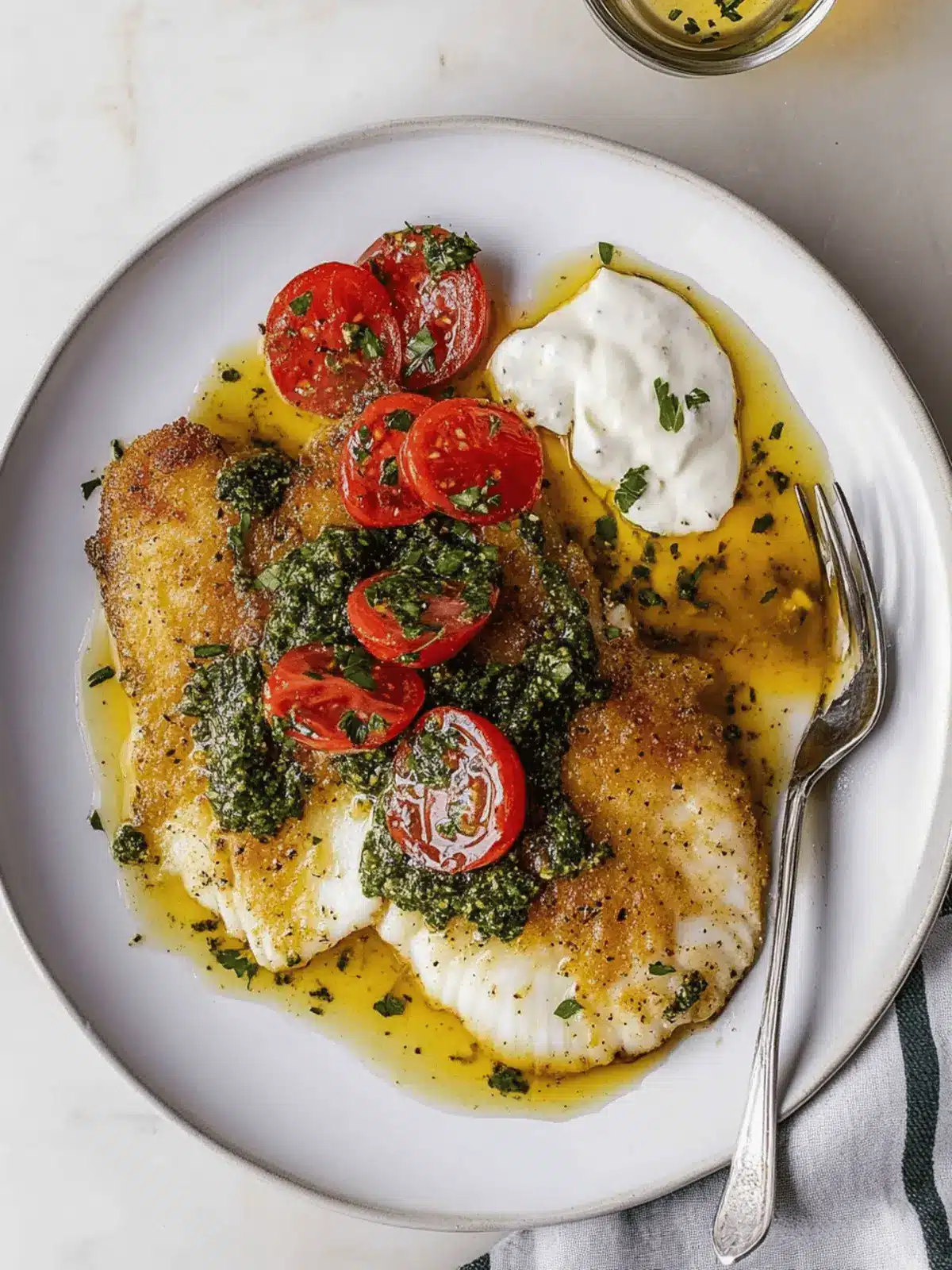 Lemon Pepper Sole with Citrus Herb Sauce in Just 20 Minutes 5 Lemon Pepper Sole with Citrus Herb Sauce