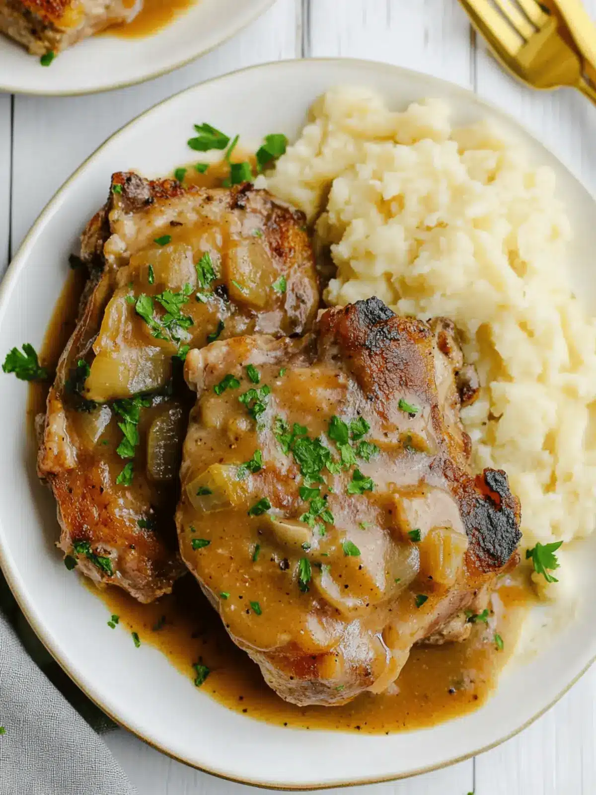 Crock Pot Smothered Pork Chops for Effortless Comfort Food 3 Crock Pot Smothered Pork Chops