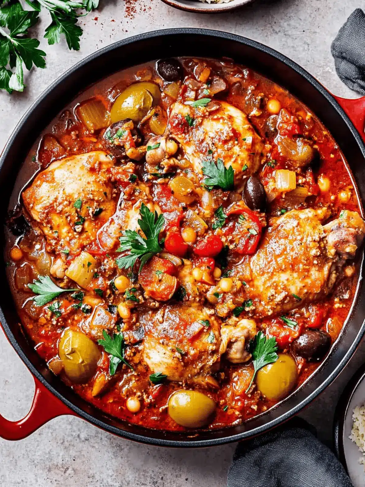 Oven Braised Chicken Cacciatore for Cozy Family Nights 2 ven Braised Chicken Cacciatore