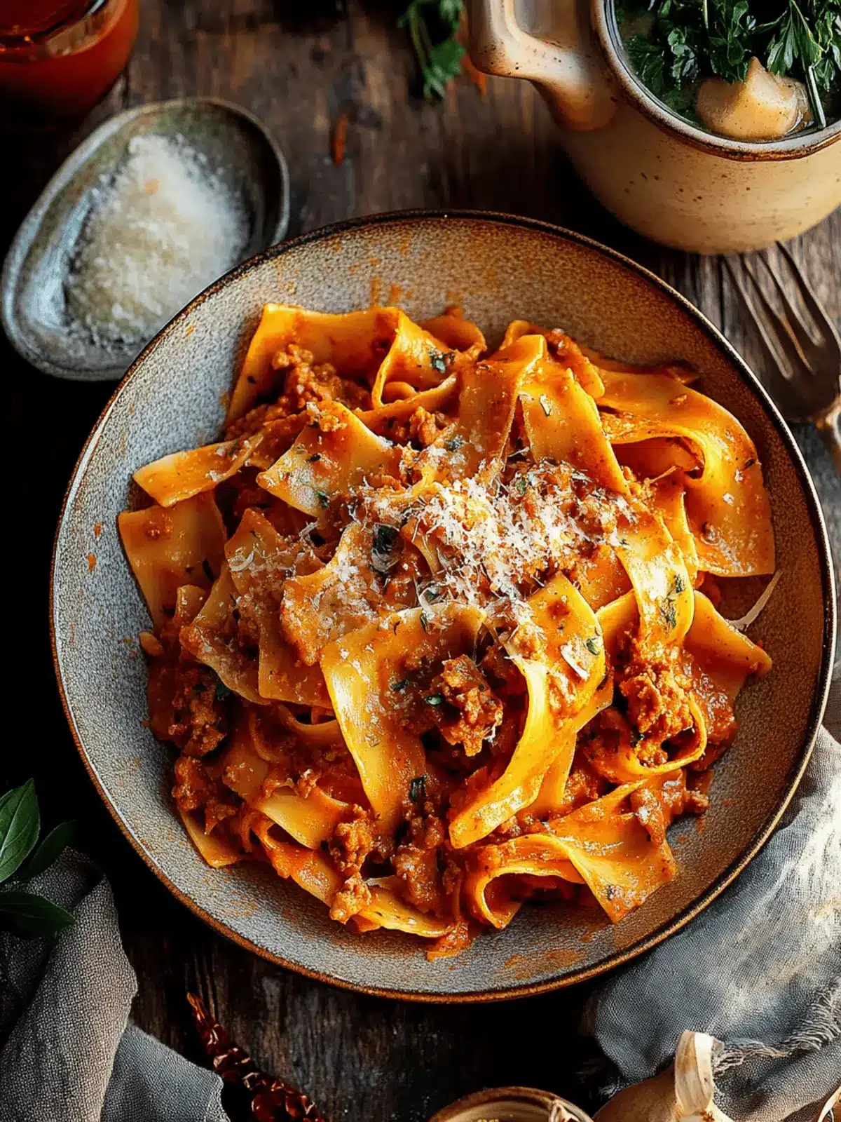 Creamy Calabrian Chili Pappardelle: Cozy Up with Sausage & Fennel 4 Creamy Calabrian Chili Pappardelle with Sausage & Fennel