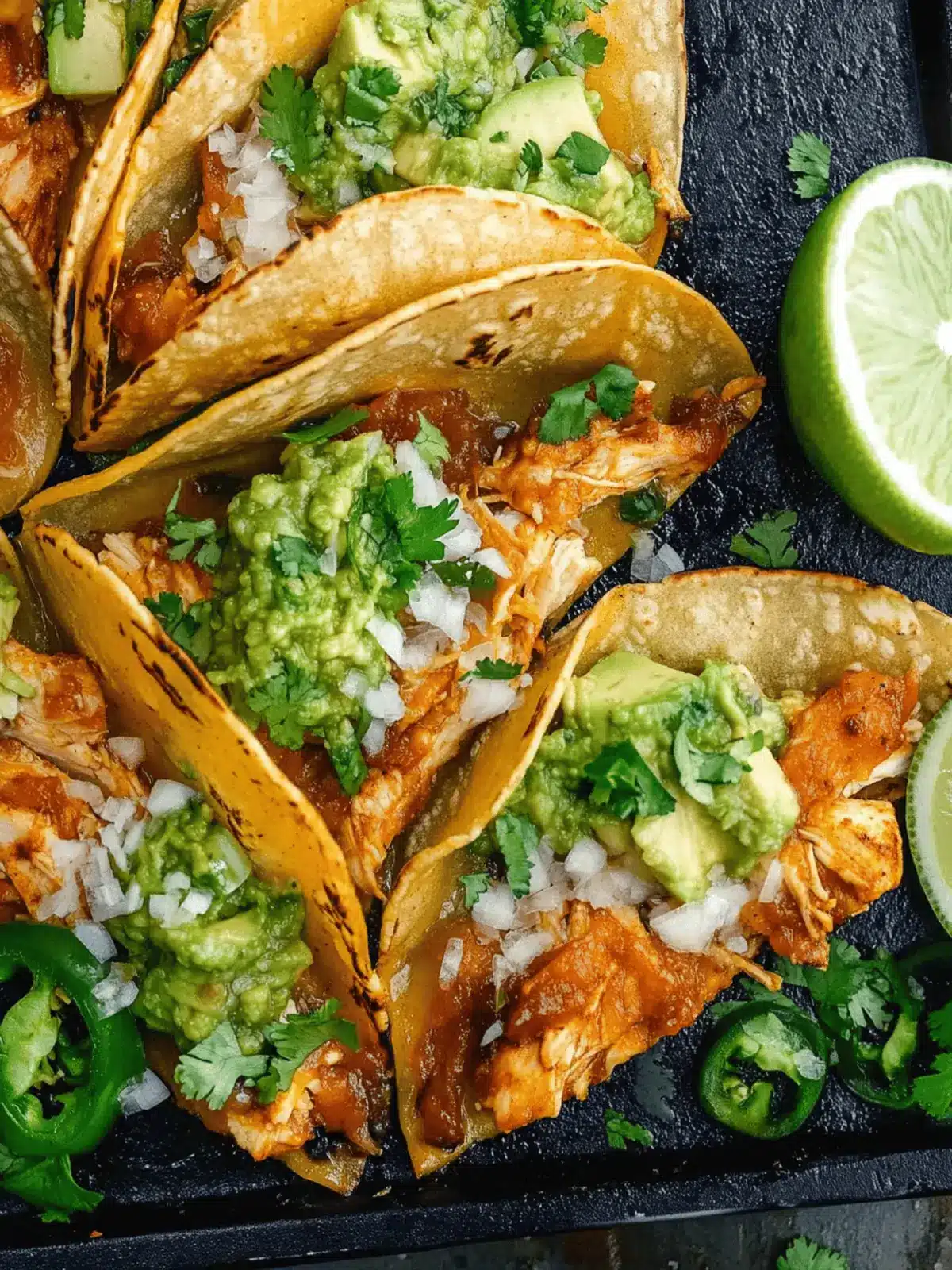 Crispy Poblano Chicken Tacos with Avocado-Jalapeño Salsa Magic 4 Crispy Poblano Chicken Tacos with Avocado-Jalapeño Salsa