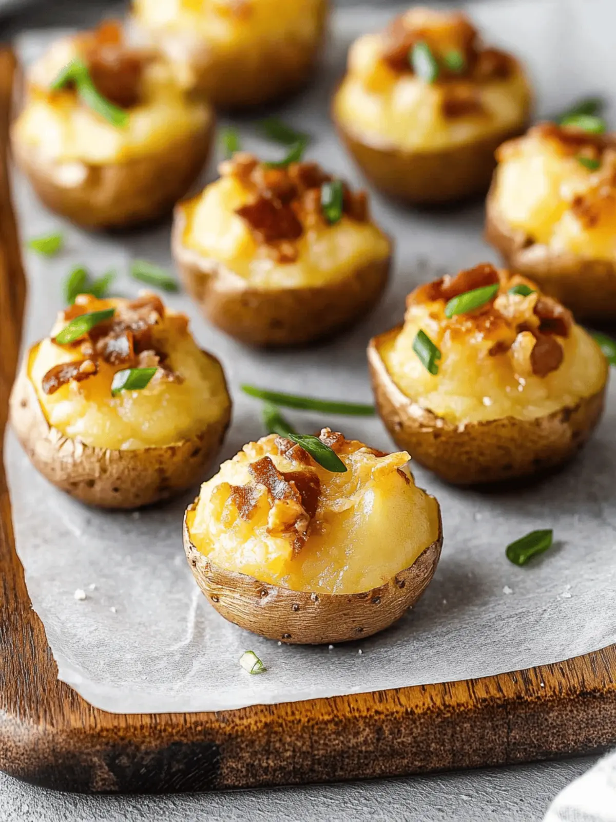Irresistible Mini Loaded Baked Potato Bites You’ll Adore 4 Mini Loaded Baked Potato Bites