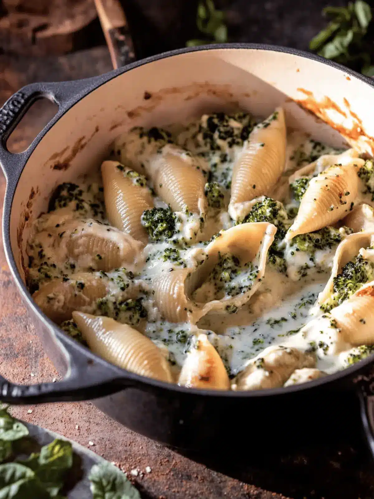 One Pot Spinach Broccoli Ricotta Stuffed Shells You’ll Love 3 One Pot Spinach Broccoli Ricotta Stuffed Shells