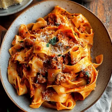 Creamy Calabrian Chili Pappardelle: Cozy Up with Sausage & Fennel 9 Creamy Calabrian Chili Pappardelle with Sausage & Fennel