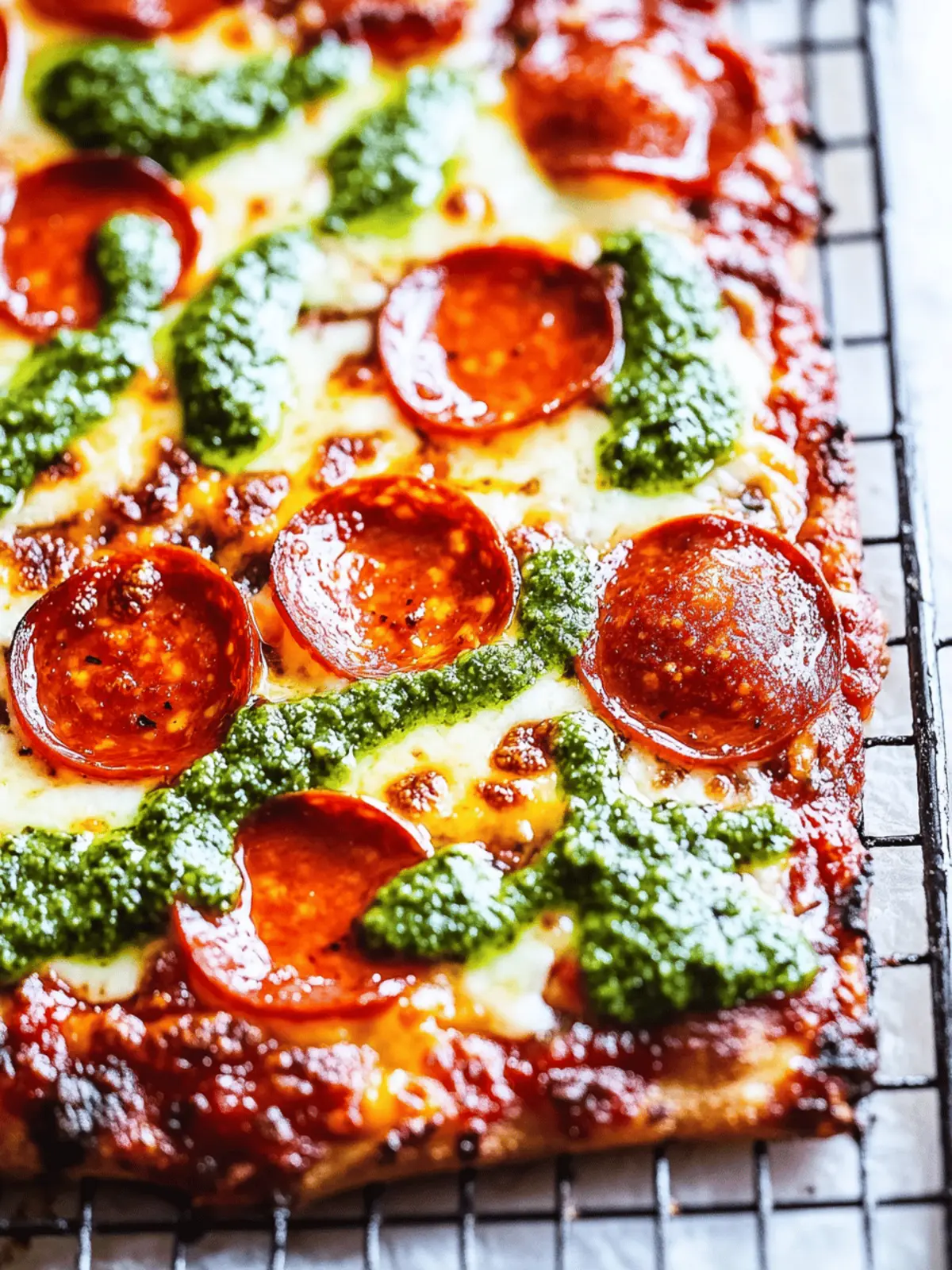Pepperoni and Roasted Jalapeño Pesto Pan Pizza Bliss 3 Pepperoni and Roasted Jalapeno Pesto Pan Pizza