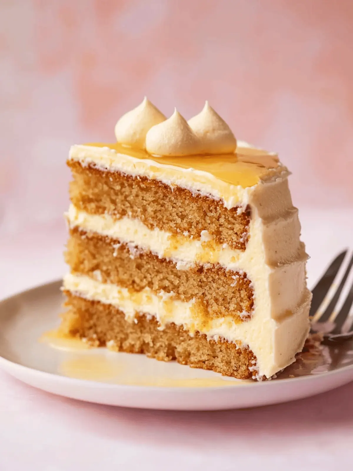 Irresistibly Moist Honey Cake with Creamy Buttercream Layers 5 Honey Cake