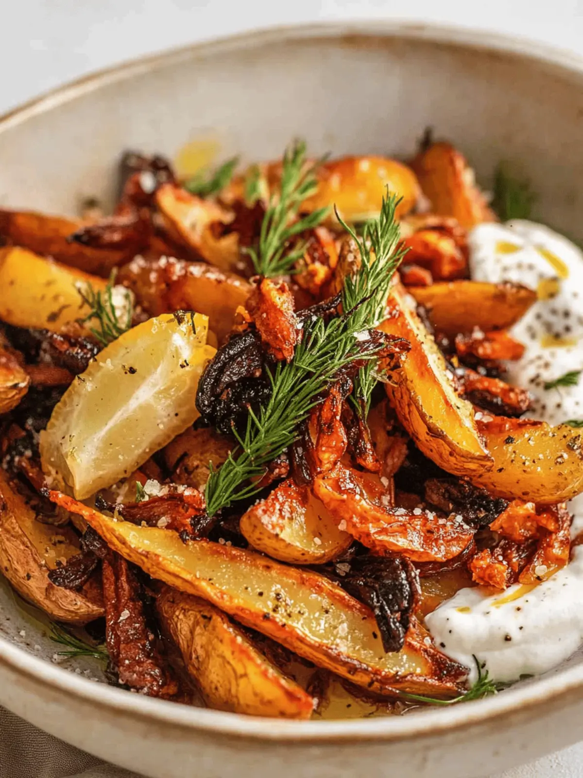 Crispy Roasted Potatoes with Salted Lemon for a Zesty Twist 5 Crispy Roasted Potatoes with Salted Lemon