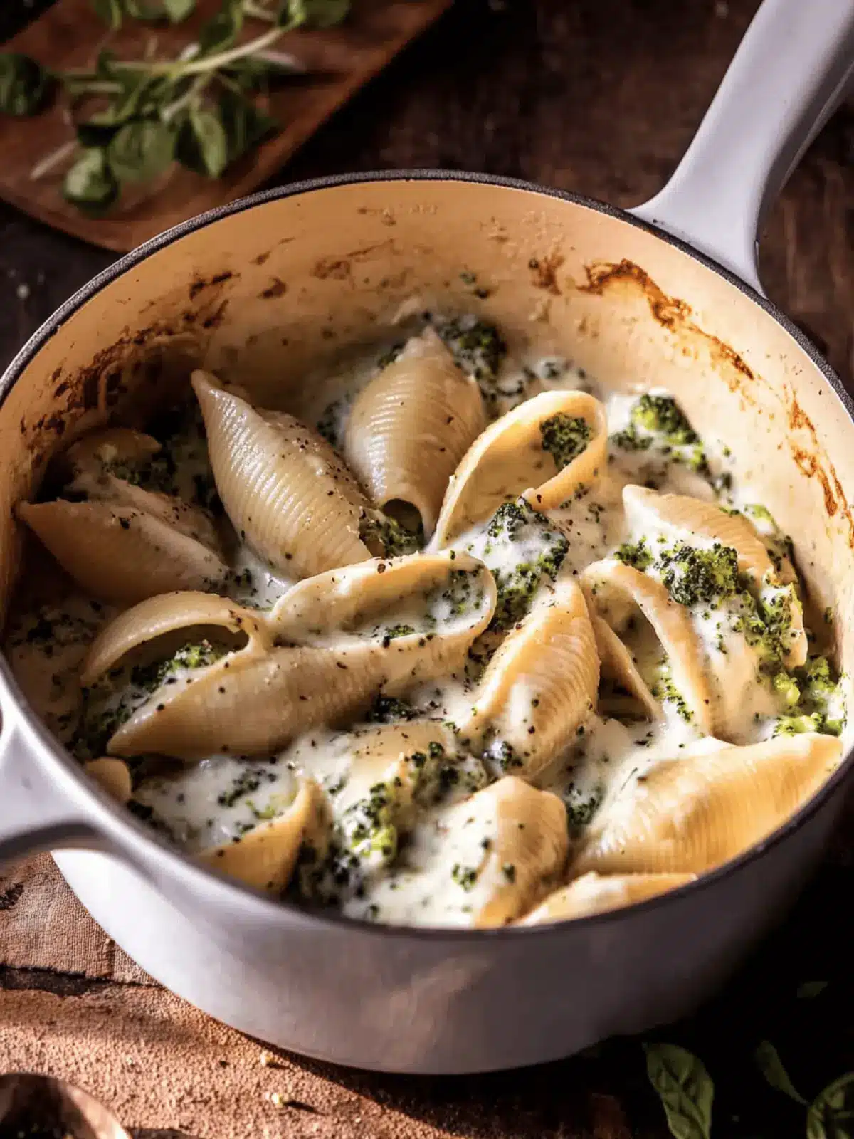 One Pot Spinach Broccoli Ricotta Stuffed Shells You’ll Love 2 One Pot Spinach Broccoli Ricotta Stuffed Shells
