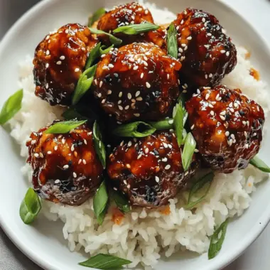 Sweet & Spicy Korean Chicken Meatballs for Quick Dinner Bliss 9 Sweet & Spicy Korean Chicken Meatballs