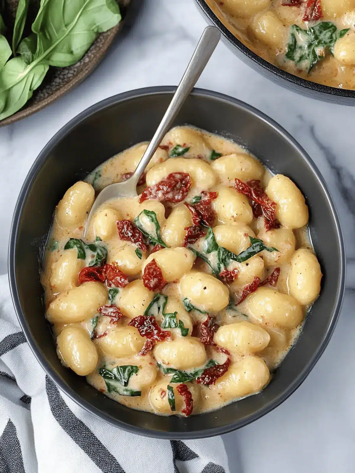 Creamy Vegan Gnocchi with Sun Dried Tomato Sauce Bliss 5 Gnocchi with Creamy Vegan Sun Dried Tomato Sauce