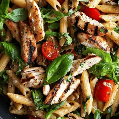 Grilled Chicken Pasta Salad with Balsamic Vinaigrette Bliss 10 Grilled Chicken Pasta Salad with Balsamic Vinaigrette