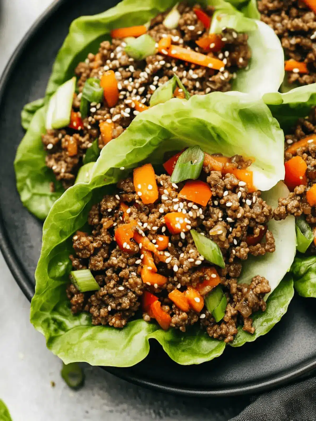 Delicious Asian-Style Ground Beef Lettuce Wraps You’ll Crave 4 Asian-Style Ground Beef Lettuce Wraps
