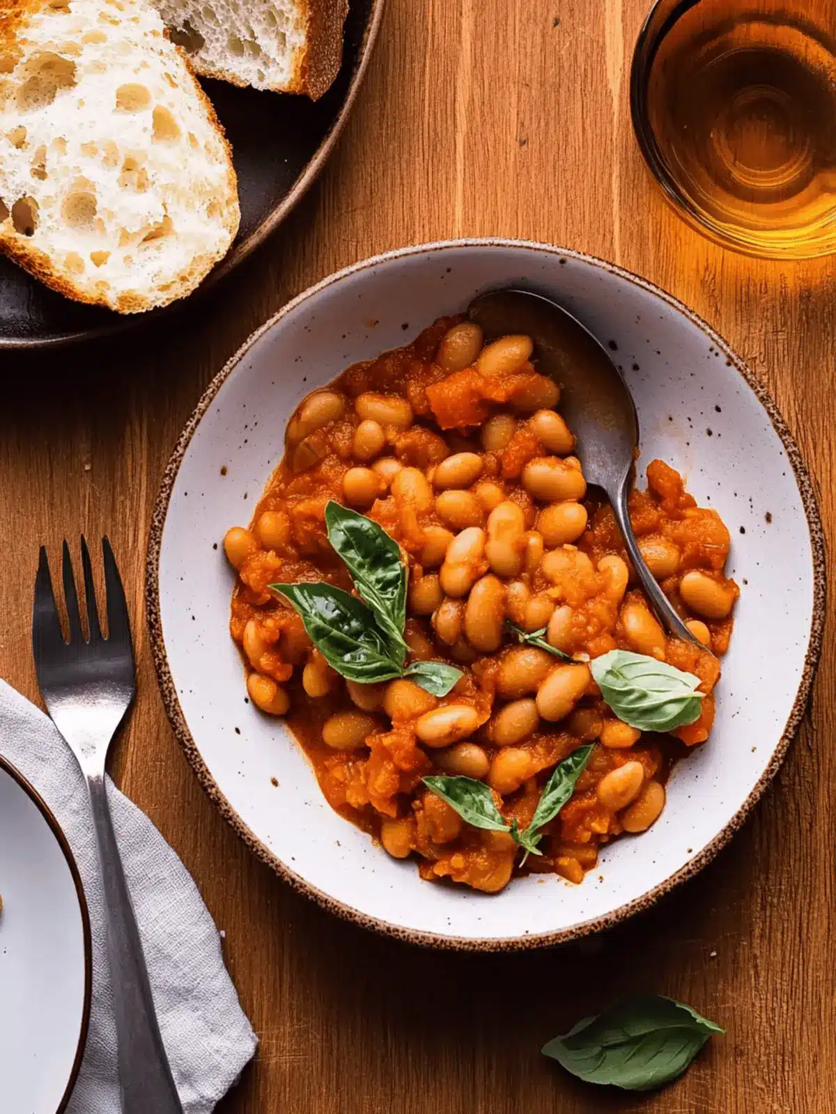 Creamy Tomato Beans: Wholesome Vegan Comfort in Minutes 2 Creamy Tomato Beans