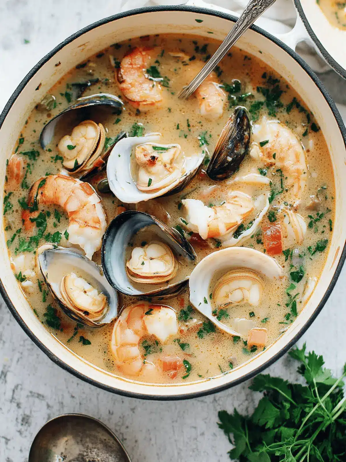 Creamy Rustic Seafood Soup That Will Wow Your Guests 4 Rustic Seafood Soup
