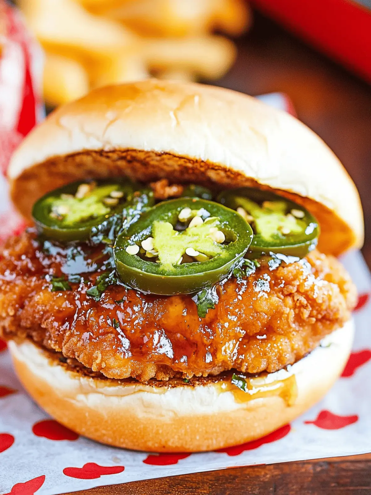 Jalapeño Honey Drenched Crispy Fried Chicken Sandwich Bliss 4 Jalapeno Honey Drenched Crispy Fried Chicken Sandwich
