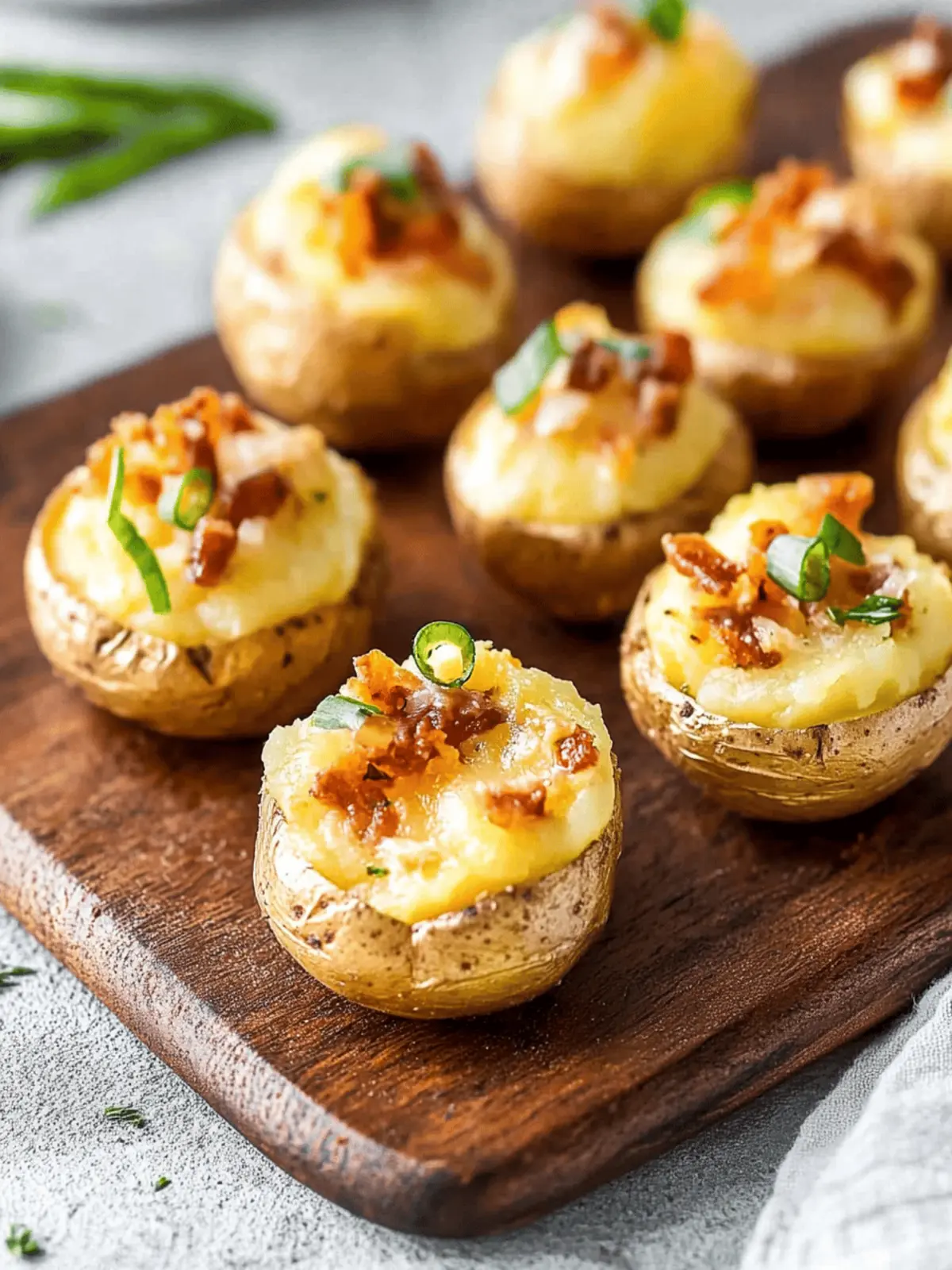 Irresistible Mini Loaded Baked Potato Bites You’ll Adore 3 Mini Loaded Baked Potato Bites