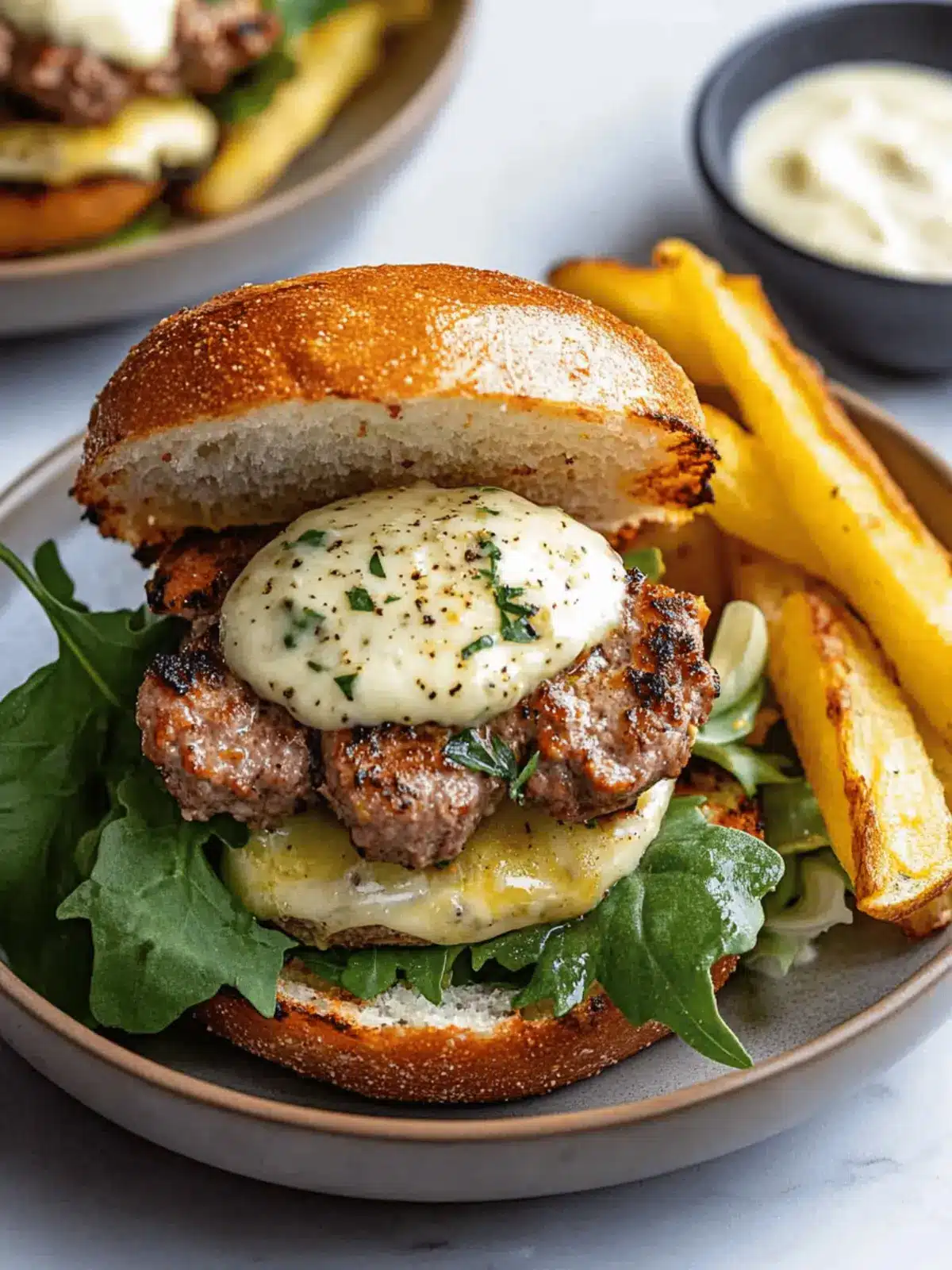 Savory Tuscan Pork Smash Burgers Ready in 30 Minutes 3 Tuscan Pork Smash Burger